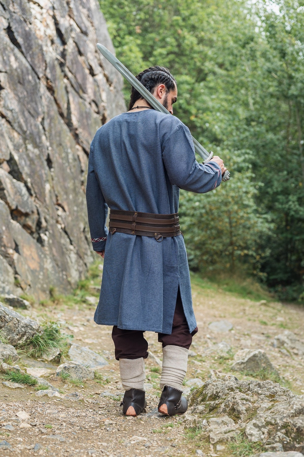 Germanic tunic Ulfhednar, blue