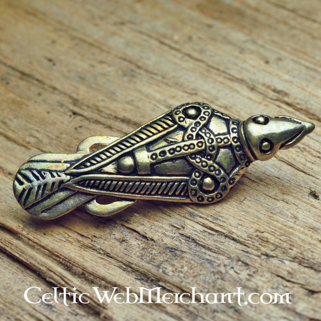 Vendel Bird Fibula Uppåkra, bronze