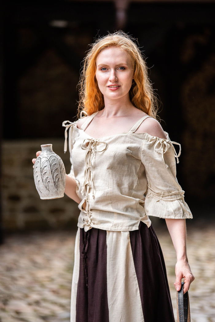 Baroque blouse Amelie cream