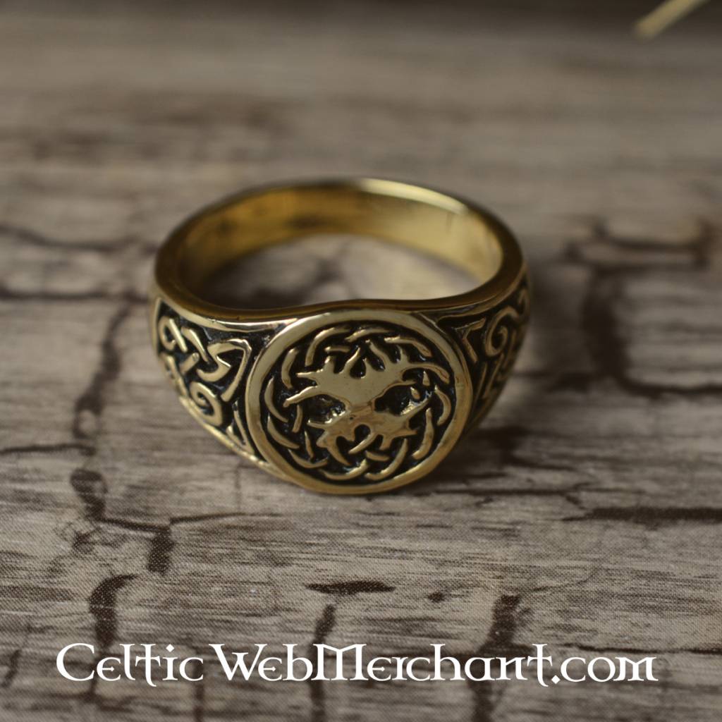 Celtic Ring tree of life, bronze