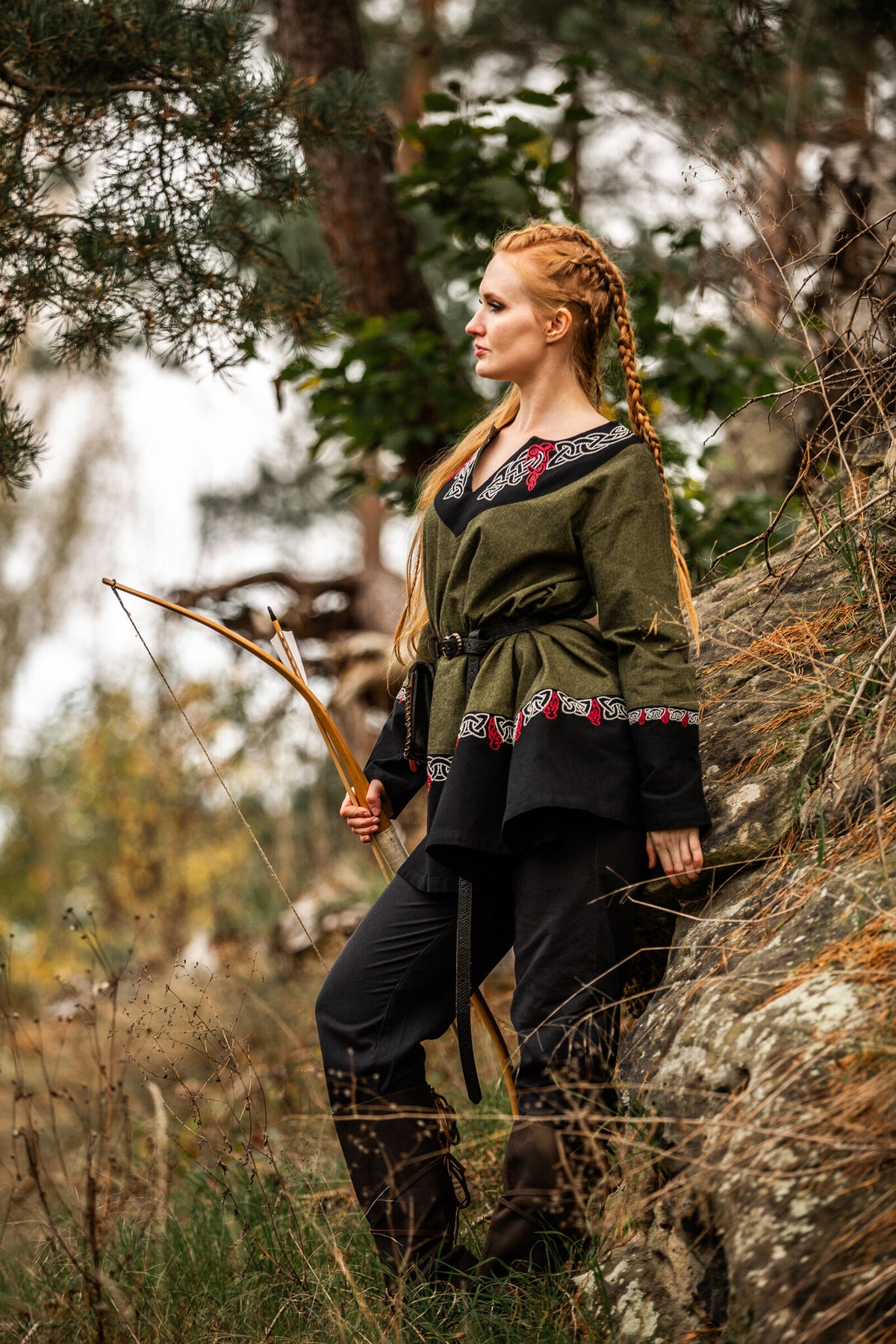 Viking Tunic Haakon, olive green