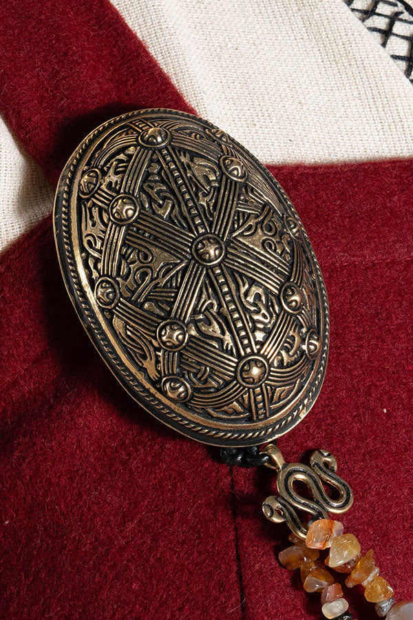 Brosza tarczowa Oseberg, brąz (cena za sztukę)