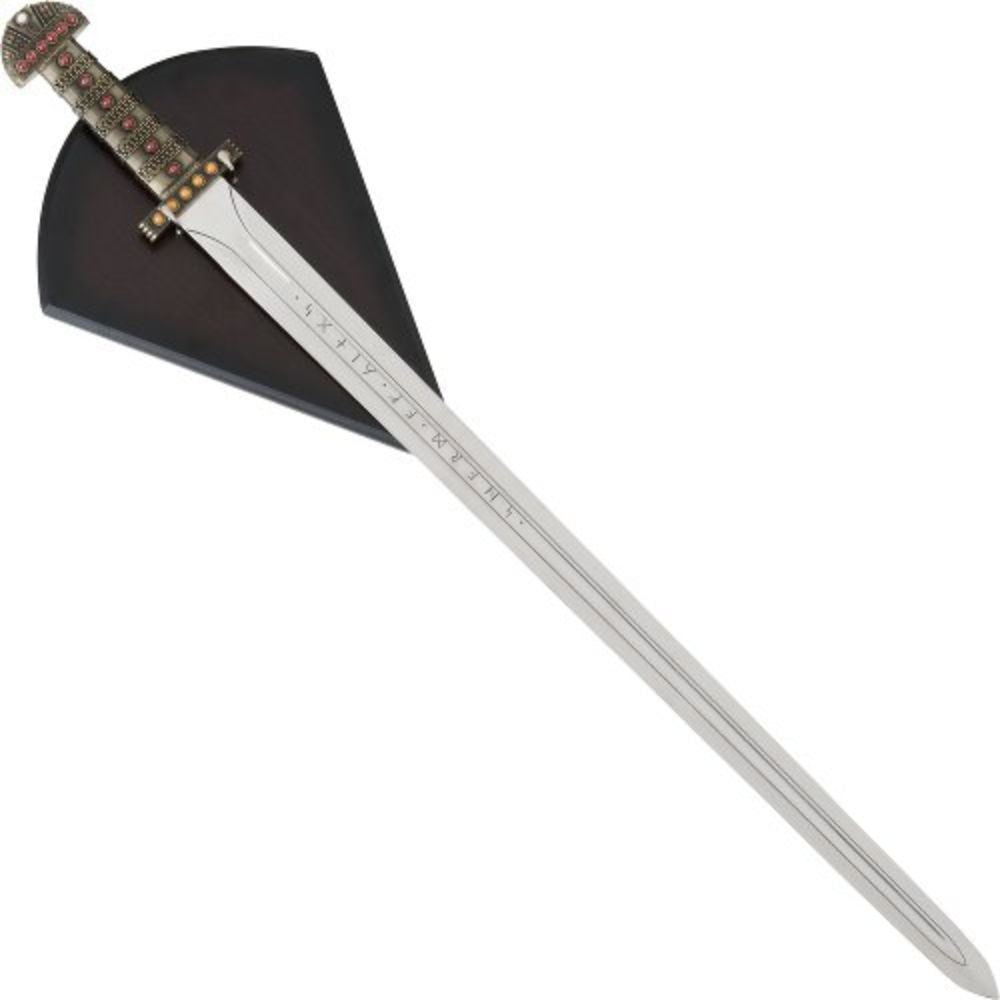 Viking sword with runes, sharp