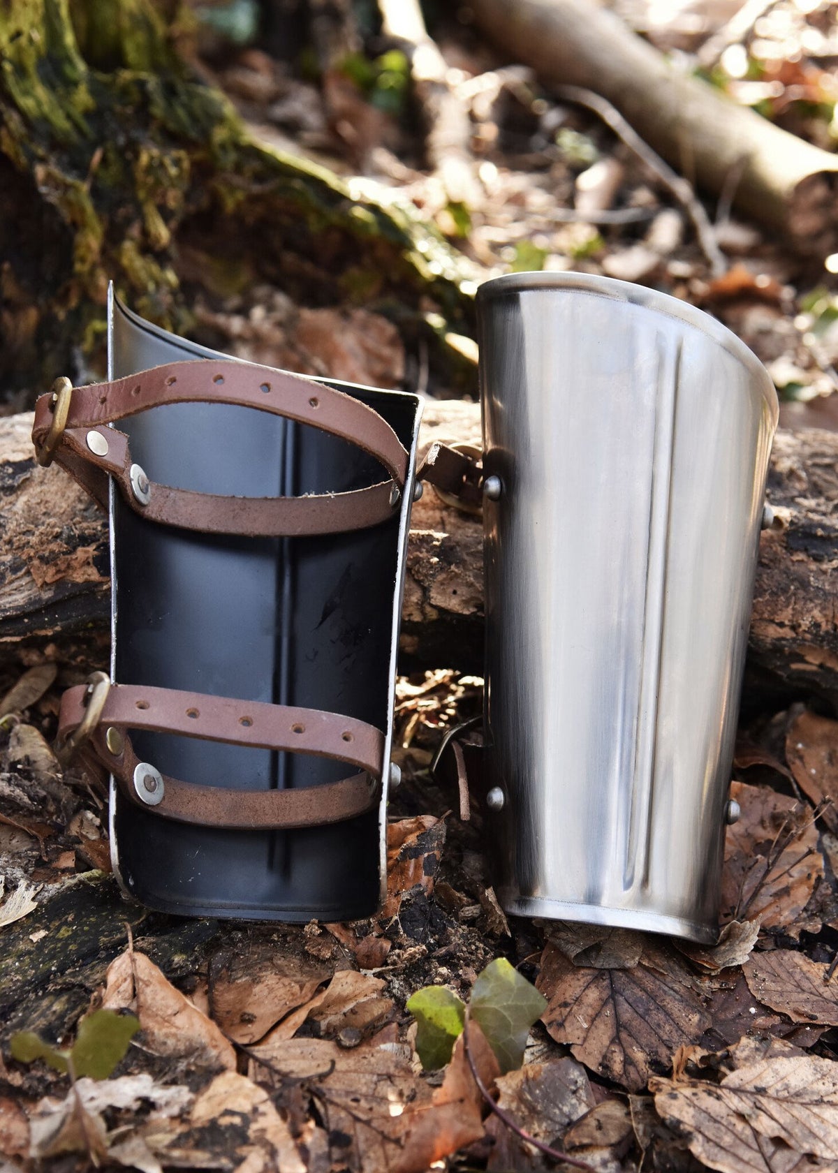 Steel bracers, underarm armour, 1.2 mm