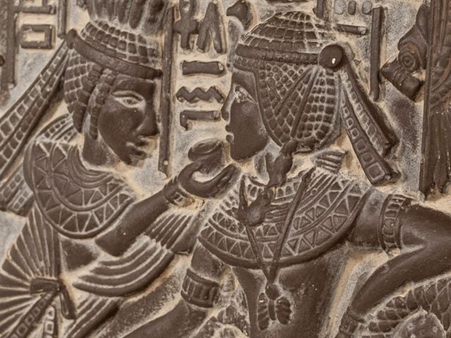 Relief Cleopatra & Marcus Antonius