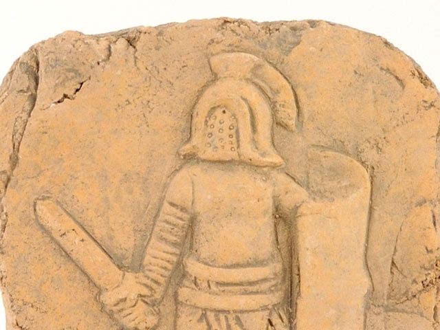 Gladiator relief