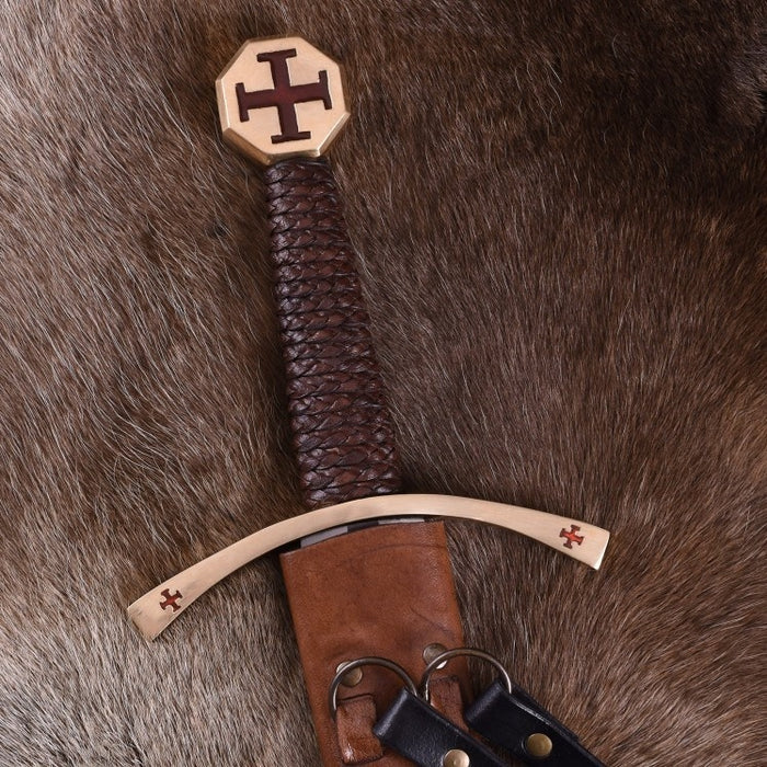 Templar sword Godfrey de Saint-Omer, semi-sharp