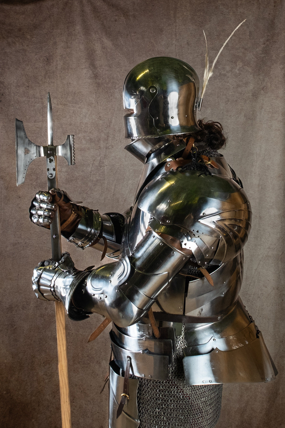 Swiss sallet (1490-1500), 1.6 mm (battle-ready)