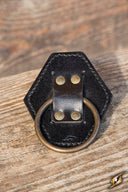 LARP sword holder with ring, black