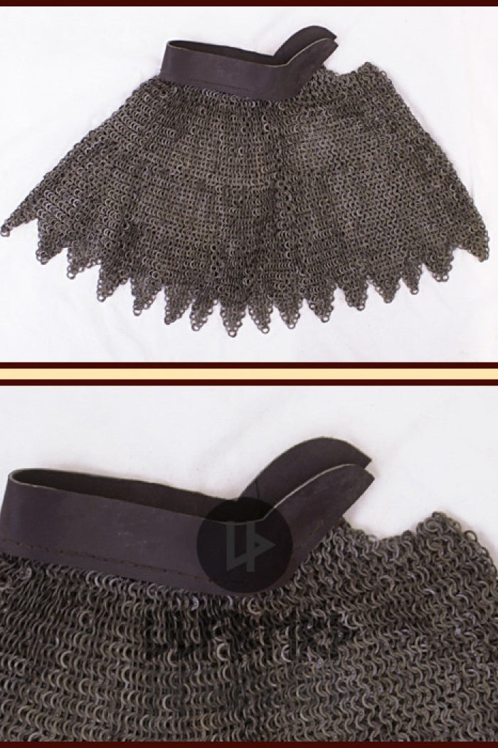 Camail, flat rings – wedge-shaped rivets, 8 mm