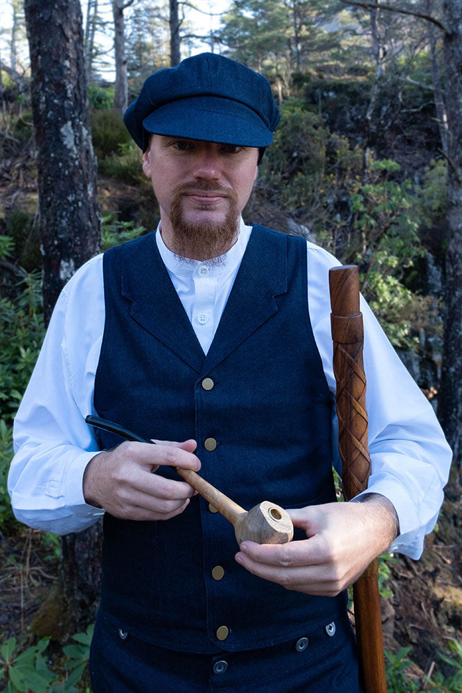 1920 vest Harold, blue