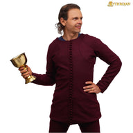 14th Century Pourpoint of Charles de Blois, Wool, Deep Red