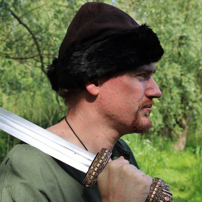Birka Viking hat, brown