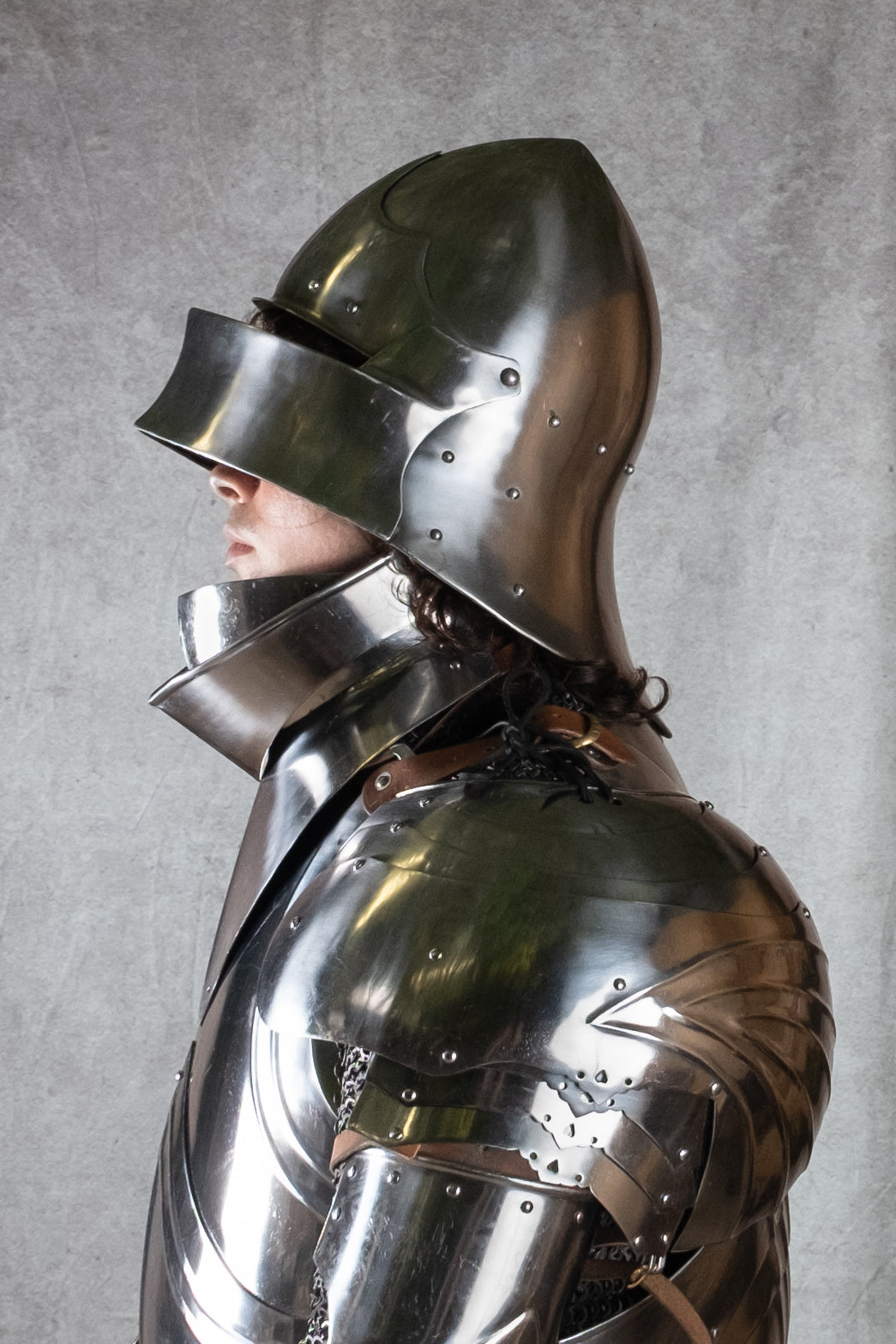 Coventry sallet, 2 mm (battle-ready)