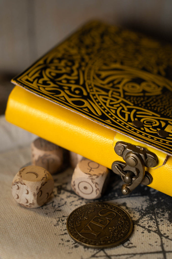 Leather book Celtic tree of life