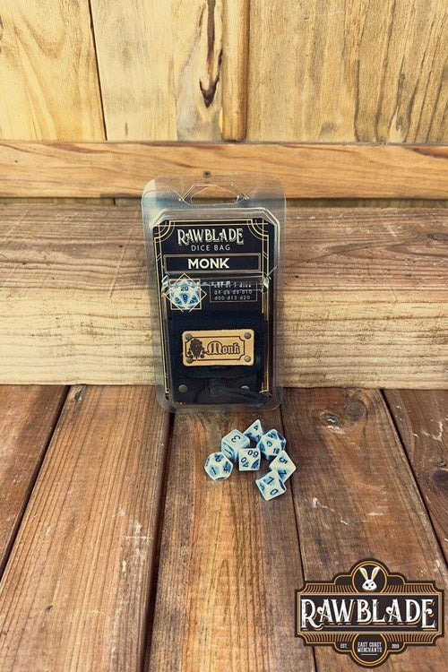 Woreczek na kości z zestawem kości – Mnich