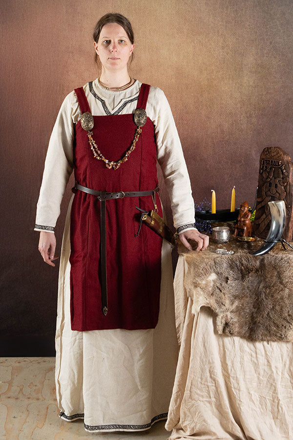 Hangerok Frigg, czerwony, mieszanka wełny