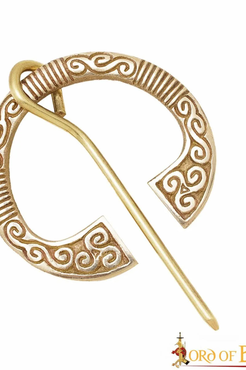 Celtycka fibula podkowiasta, mosiądz