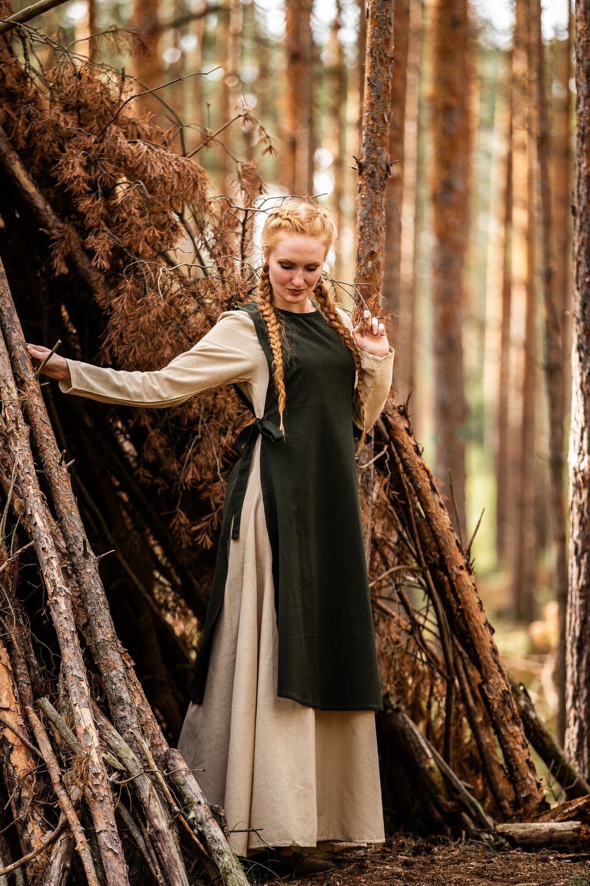 Surcoat Sigrid, green