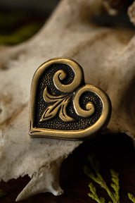 Heart-shaped Viking belt fitting