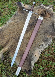 Hand-and-a-half sword Oakeshott type XVa, semi-sharp