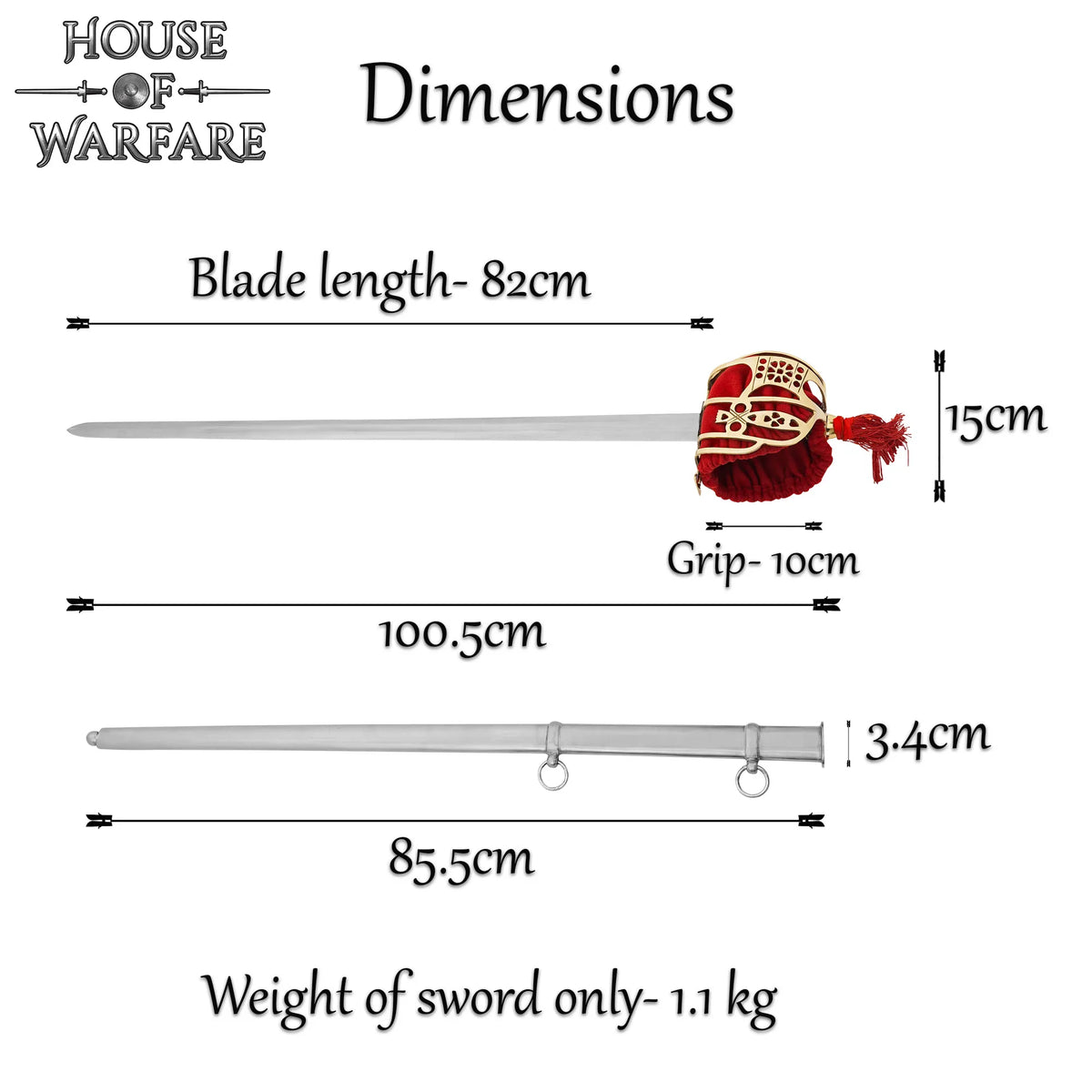 Scottish basket hilted broadsword, semi-sharp