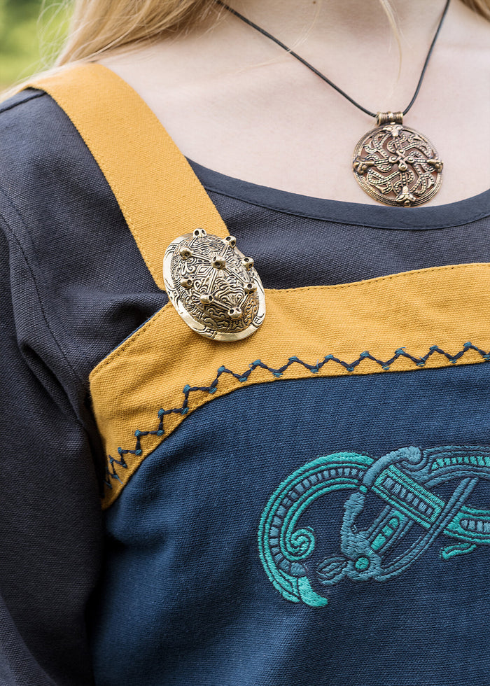 Hangeroc with Viking dragons, blue