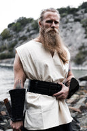 Ärmellose Tunika, creme