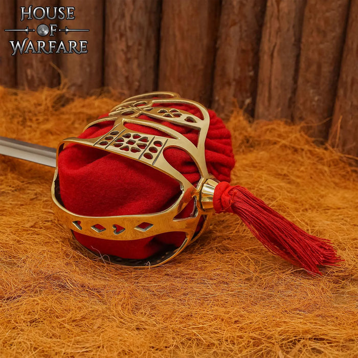 Scottish basket hilted broadsword, semi-sharp