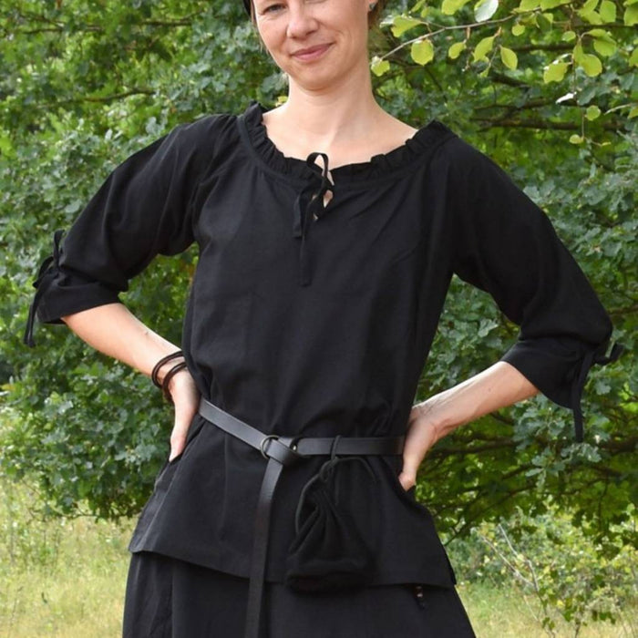 Renaissance blouse Anne, black