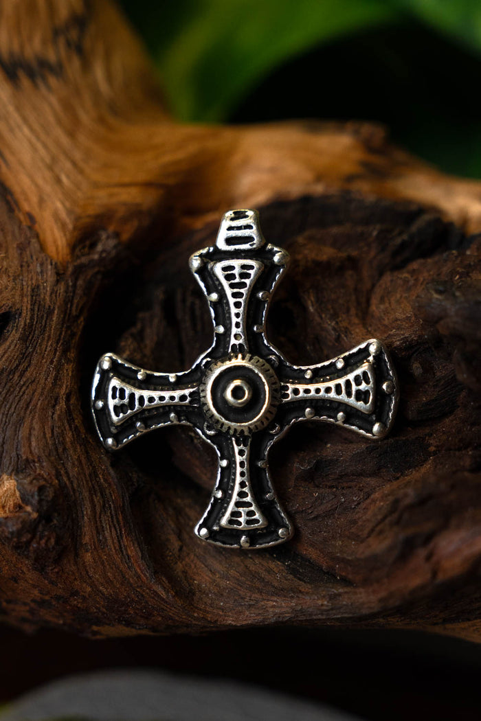 Anglo-Saxon Cuthbert Cross Lindisfarne, bronze