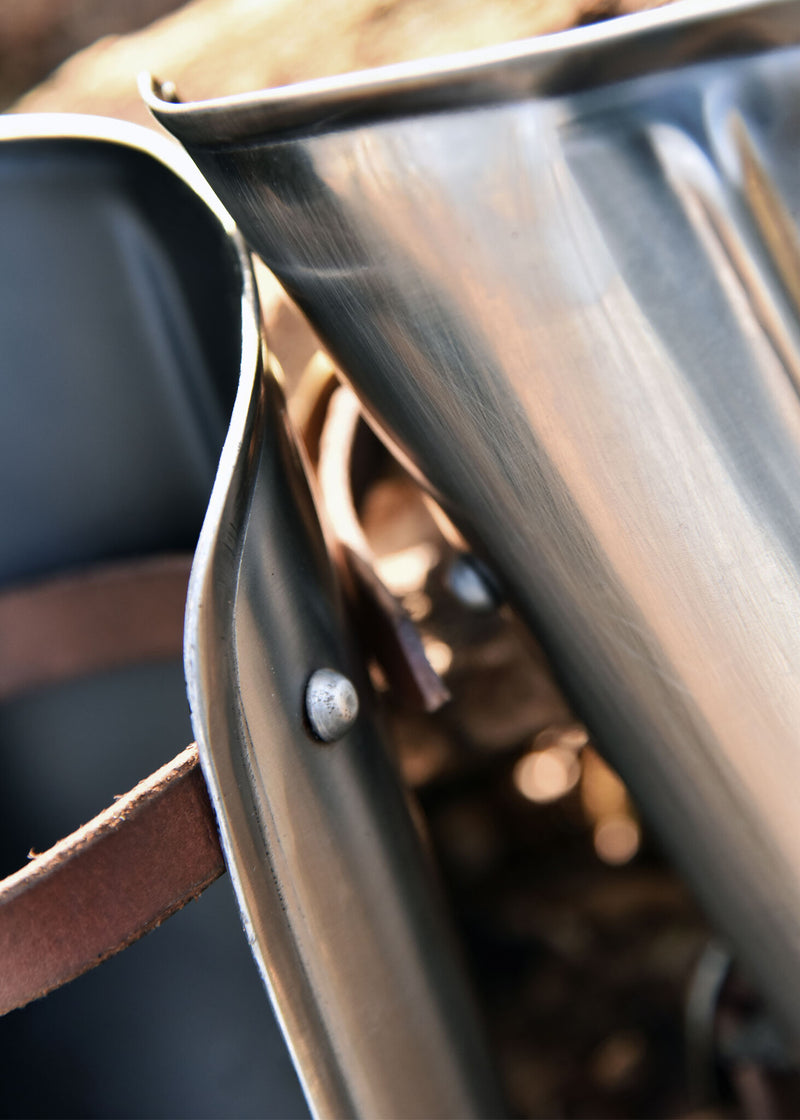 Steel bracers, underarm armor, 1.2 mm