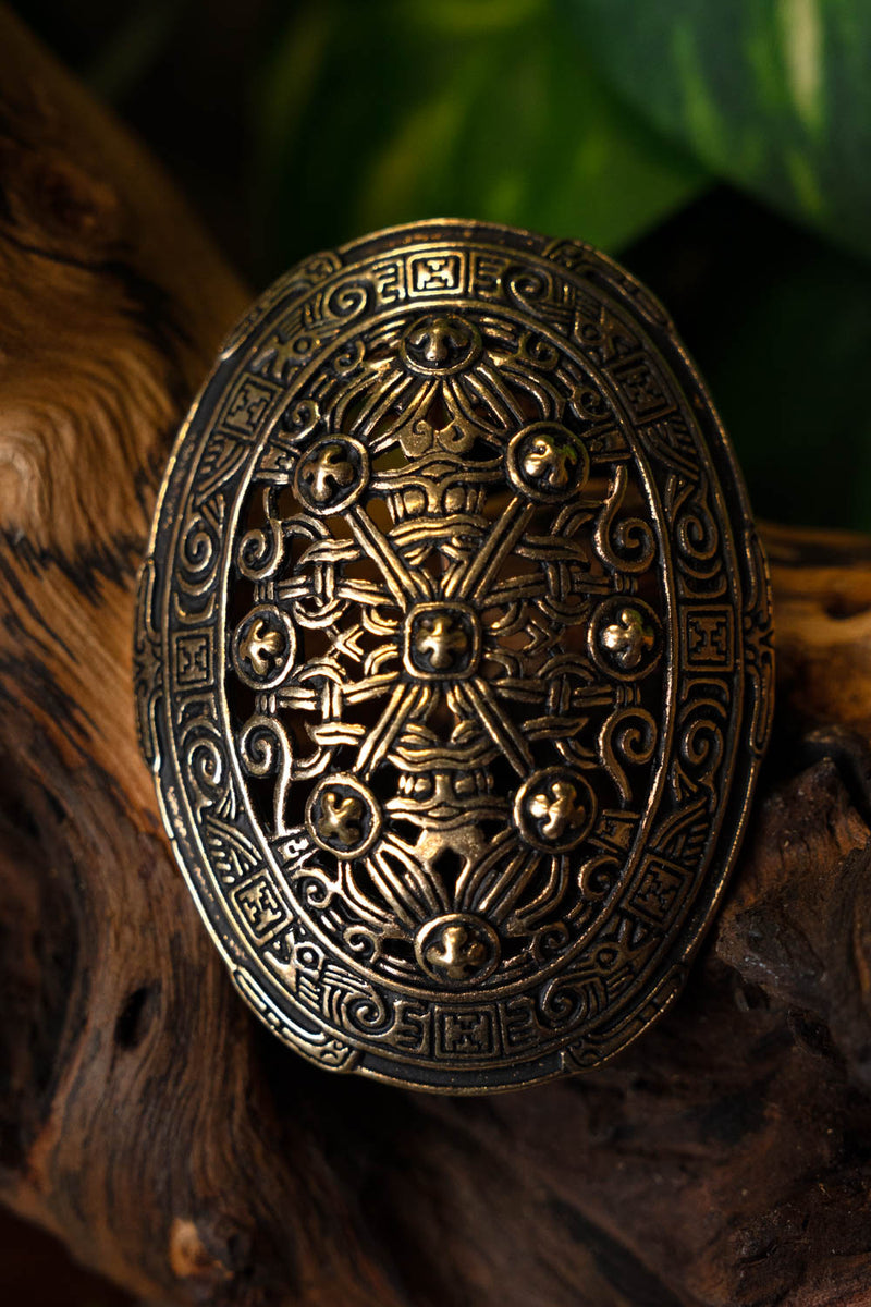 Vikingeskildpaddebroche British Museum, forsølvet bronze, pris pr. stk.