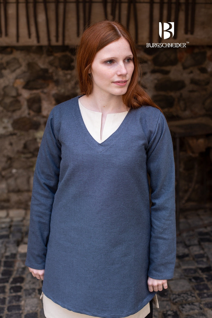 Tunic shield-maiden Frekja, grey