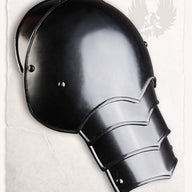 Pauldrons Gustav, black, 1.2 mm