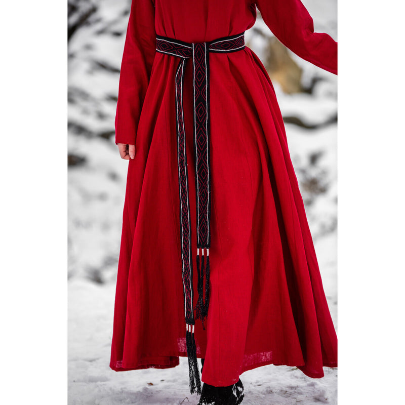 Cintura vichinga Caja, nera, 235 cm