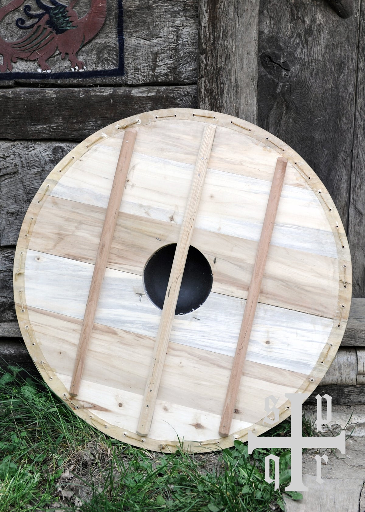 Viking round shield, unpainted