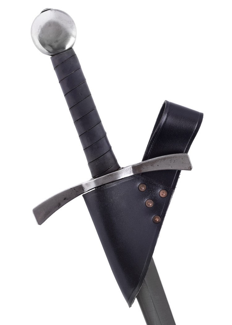 Leather sword holder for belt