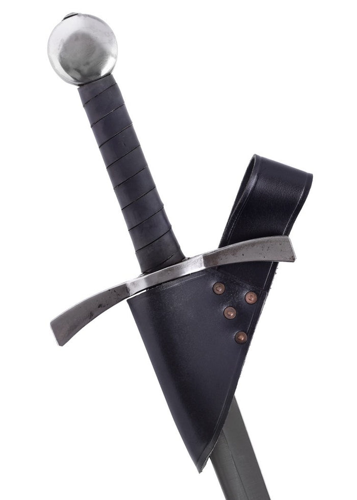Leather sword holder for belt