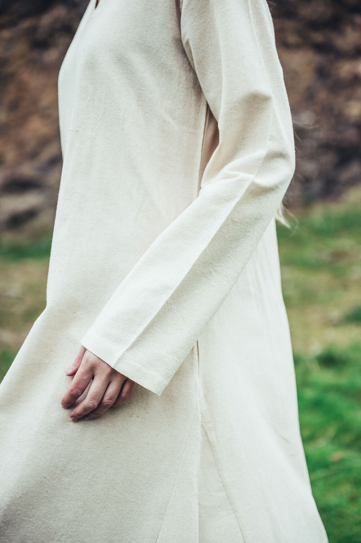 Viking dress Valdis, natural