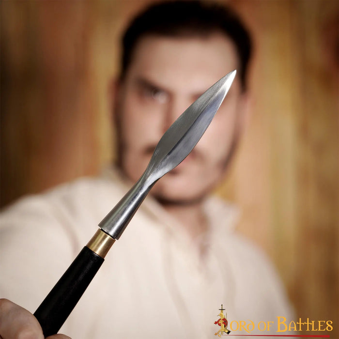 Leaf-shaped Germanic javelin spearhead (framms), semi-sharp