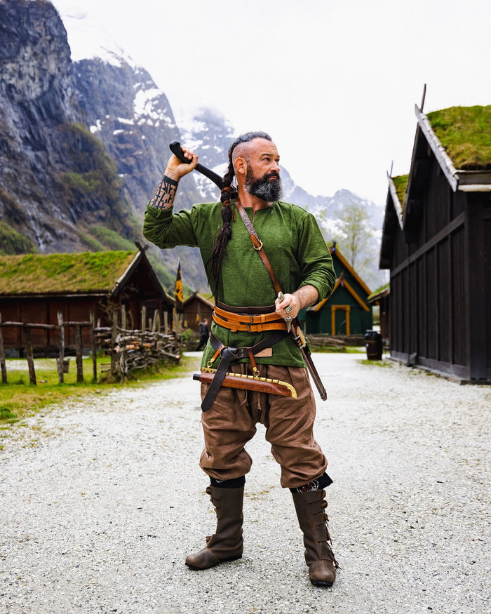 Viking tunic Hans, green