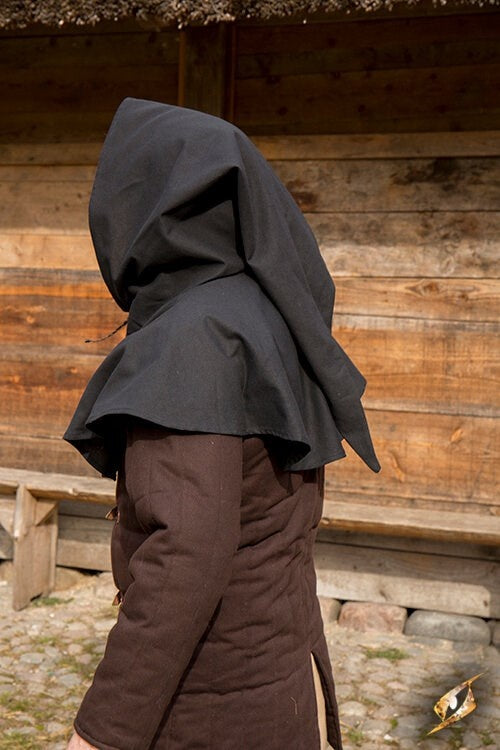Medieval chaperon Walt, black