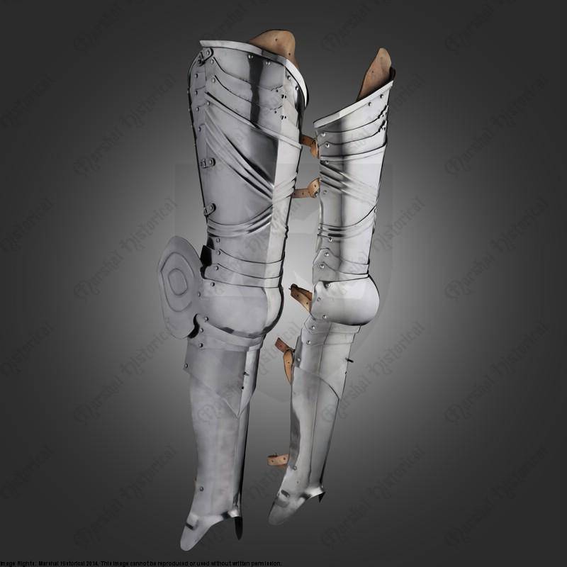Gothic leg armour (1460–1500), 1.6 mm