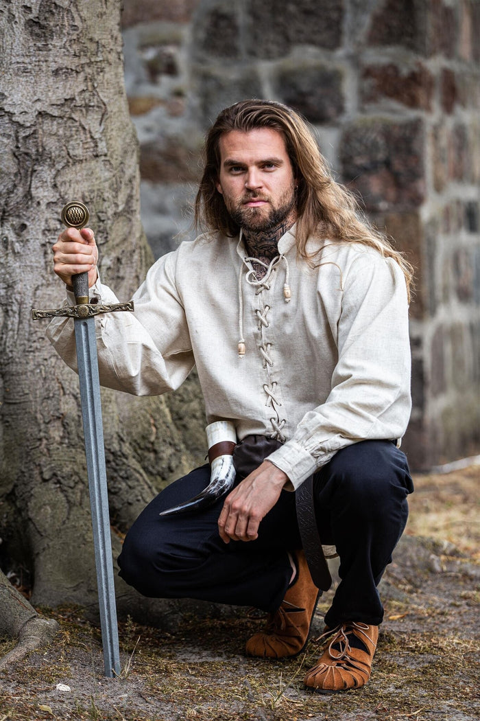 Medieval shirt Dagwin, cream