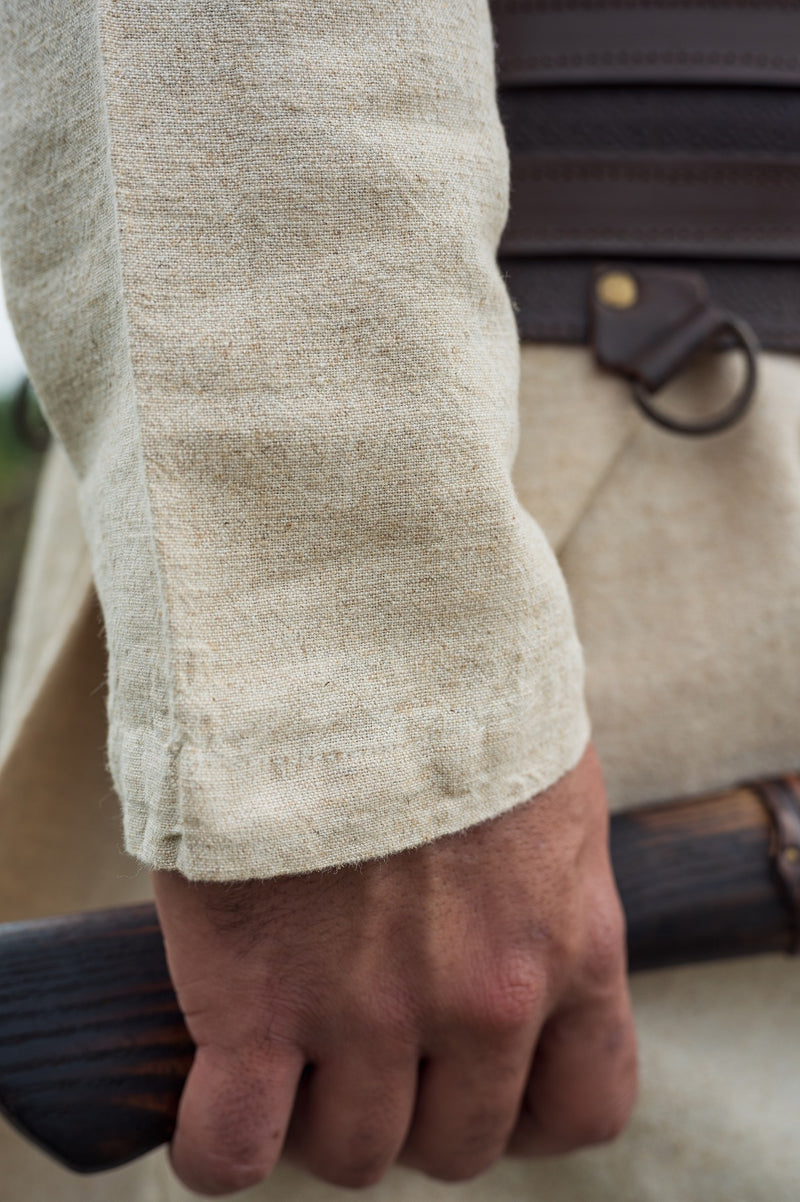 Wikinger Tunika Ragnar, Leinen, natur