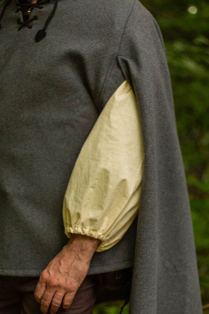 Gardecorp, travel cloak Raven, wool blend, grey