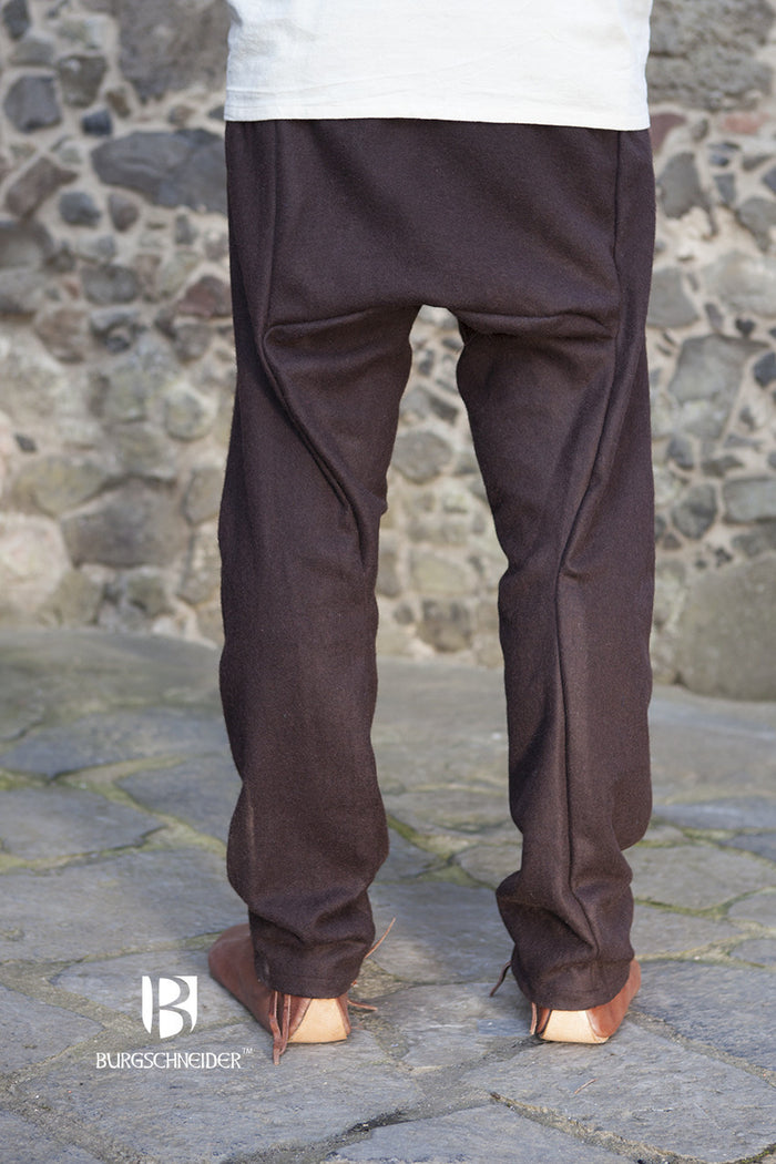 Thorsberg trousers Fenris, wool blend, brown
