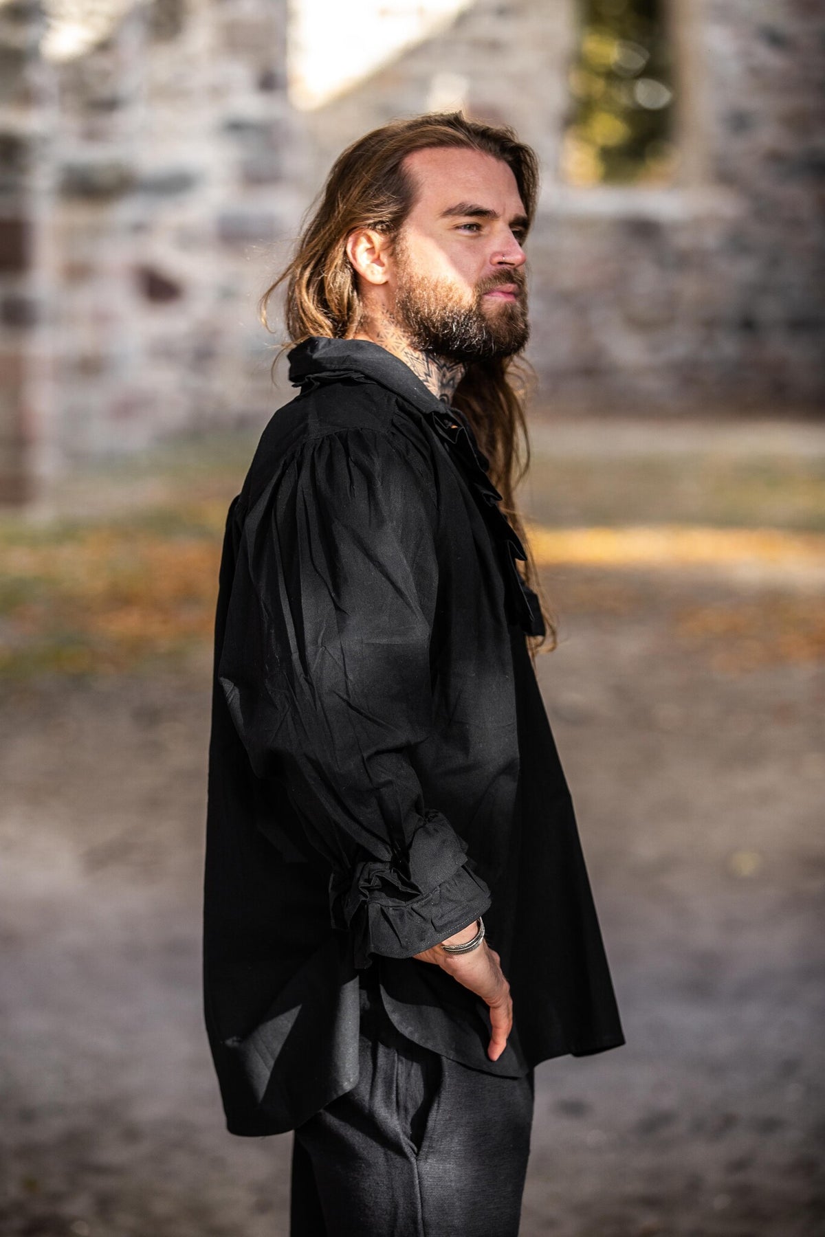 Pirate shirt, black