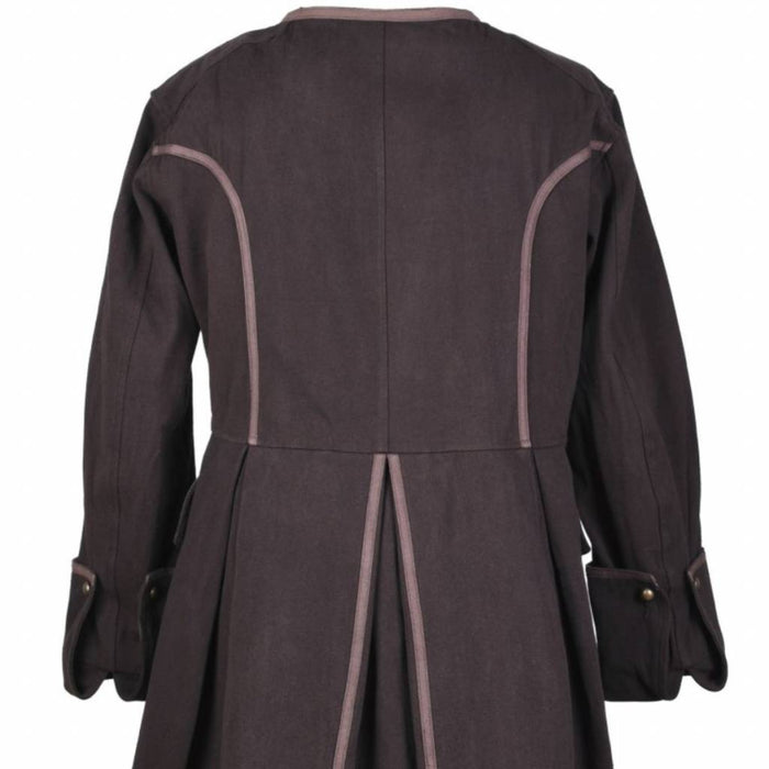 Pirate coat Teach, brown